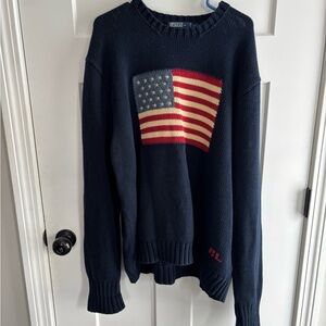 Vintage Ralph Lauren Polo Navy Knit Sweater